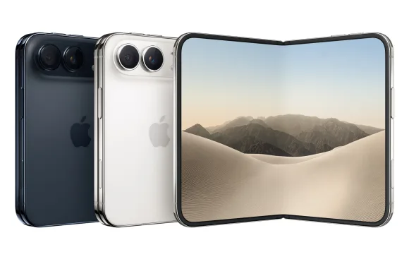 iPhone Duo в сложенном и раскрытом виде