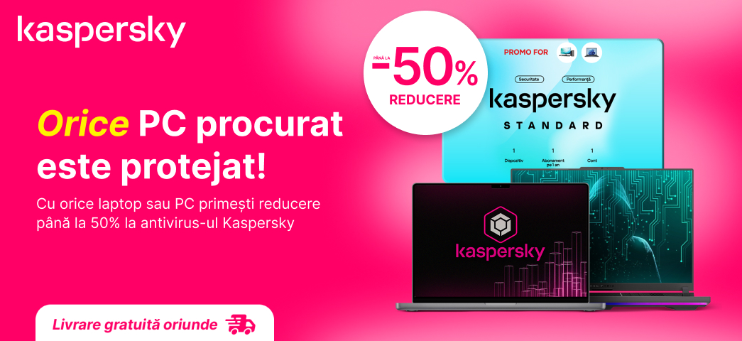 Orice calculator cumpărat trebuie protejat cu antivirus-ul Kaspersky