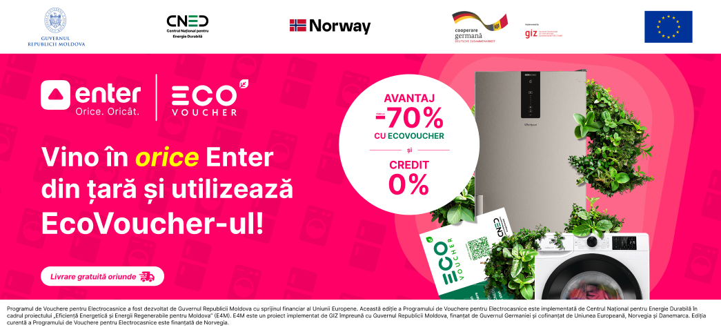 Utilizează-ți eficient Ecovoucher-ul la Enter!