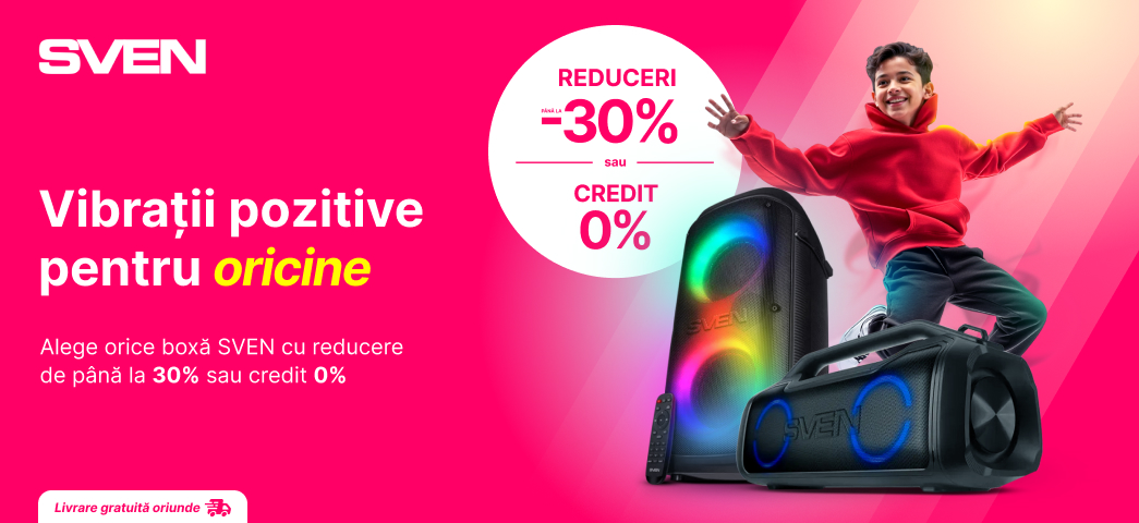 Oricând ai chef de petrecere - alegi SVEN!