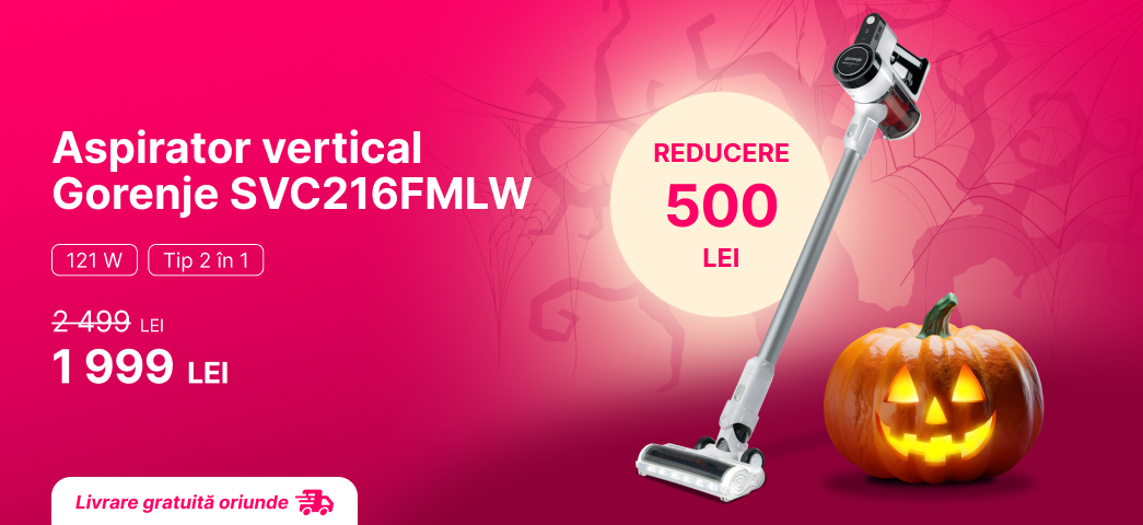 Aspirator vertical Gorenje SVC216FMLW reducere 500 lei