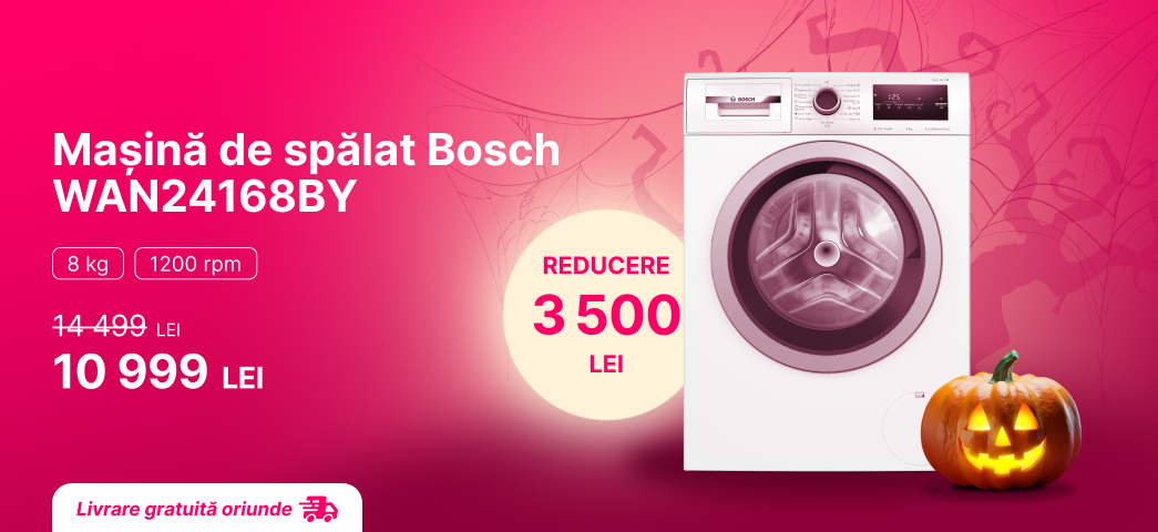 Mașină de spălat Bosch WAN24168BY reducere 3 500 lei