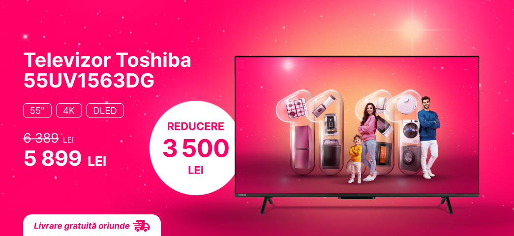 Televizor Toshiba 55UV1563DG reducere 3 500 lei