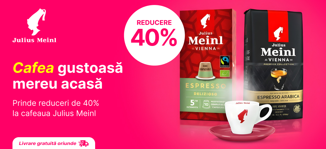 Comandă la Enter cafeaua Julius Meinl cu reducere de 40%