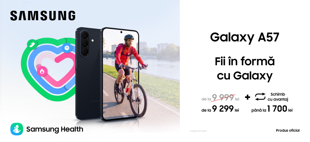 Descoperă noul Samsung Galaxy A57 la Enter!