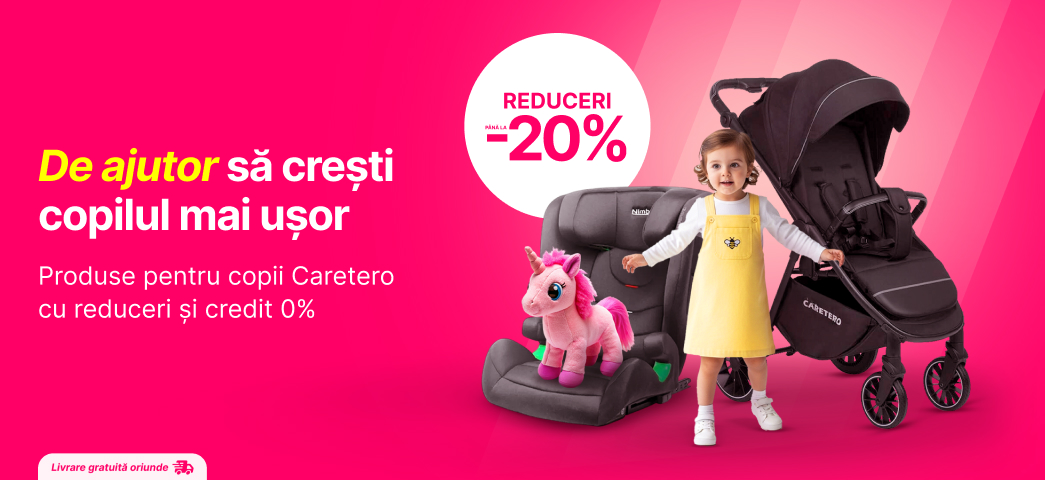 Acum ai până la 20% reduceri și credit 0% la scaune auto