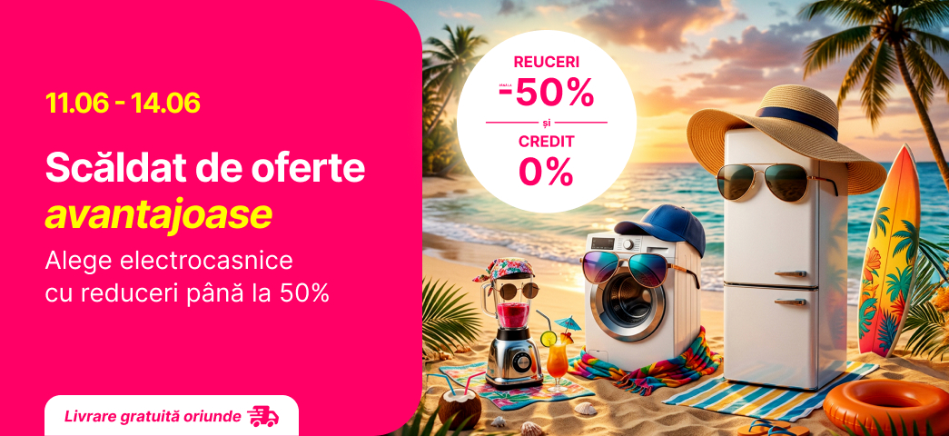 Între 11 și 14 iunie, alege tot, la ce visezi cu reduceri de până 50% și credit 0%