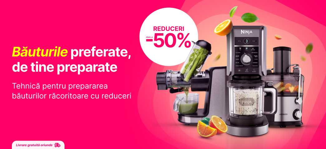 Acum la Enter ai cu până la 50% reduceri tehnica necesară pentru prepararea băuturilor