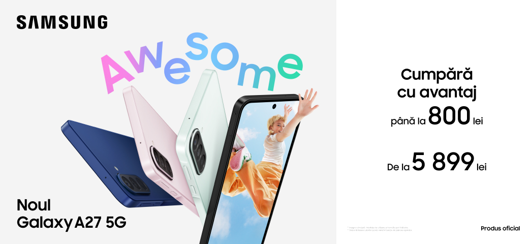 Galaxy A27 - stilat, puternic și pur și simplu universal!