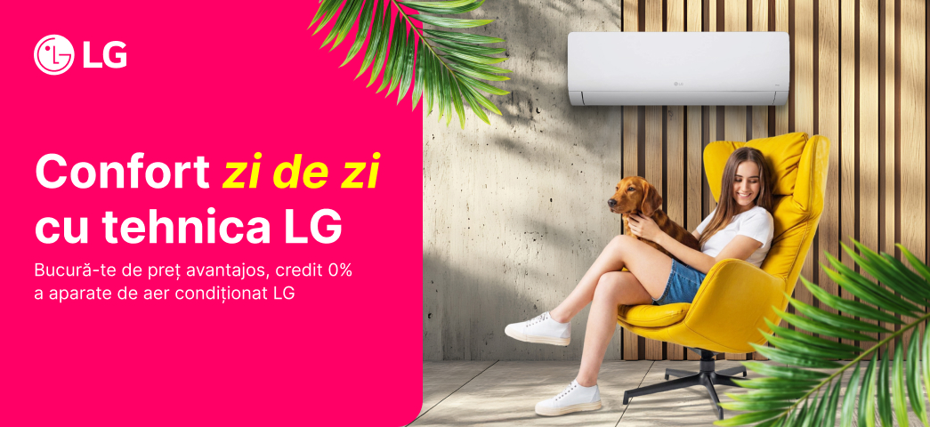 Bucura-te de preț avantajos, credit 0% a aparate de aer condiționat LG