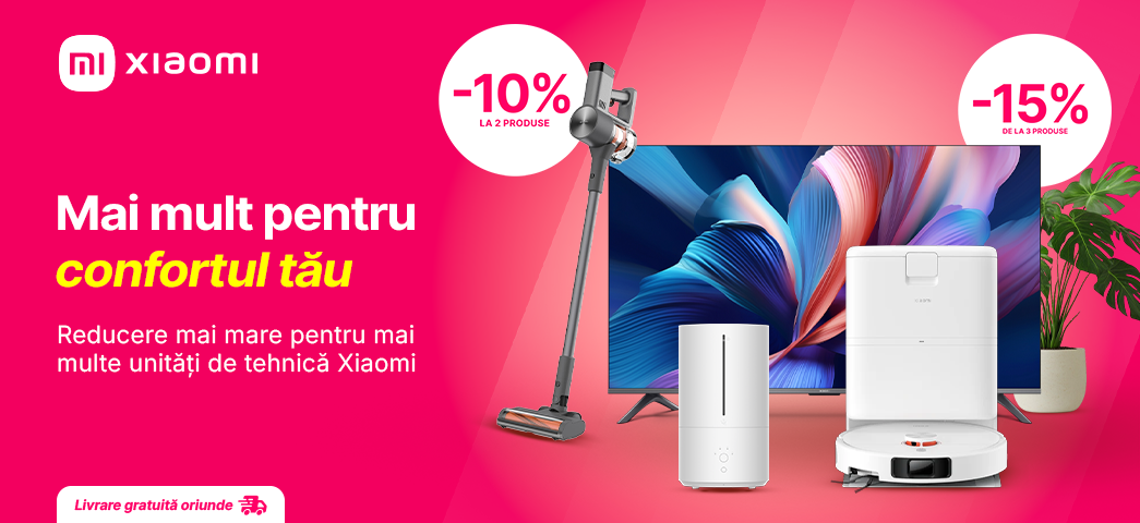Reducere mai mare pentru mai multe unități de tehnică Xiaomi