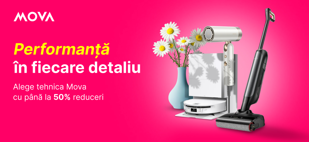 Alege acum un aspirator vertical Mova cu reduceri de până la 50%