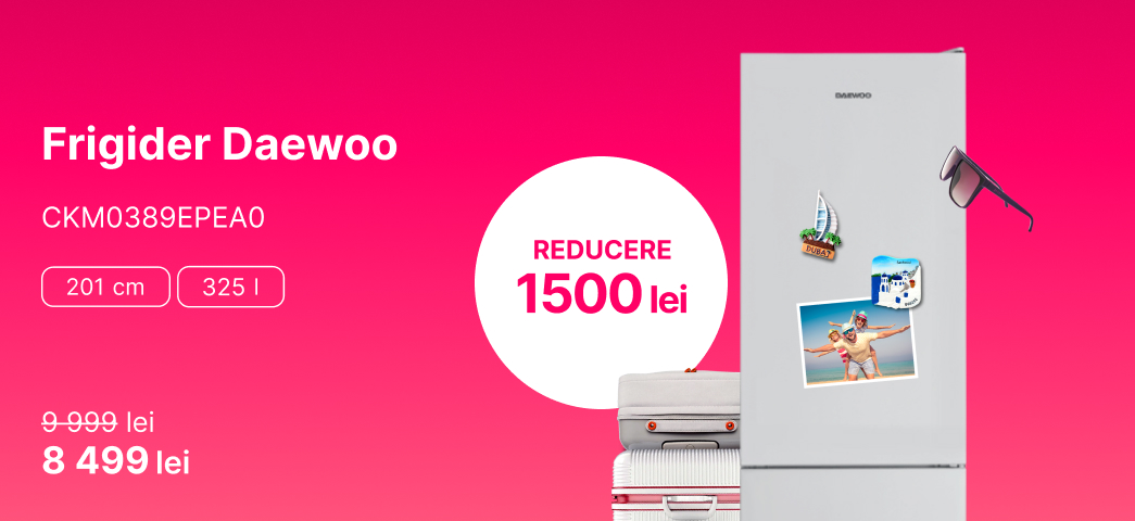 Frigider Daewoo CKM0389EPEA0 reducere 1 500 lei