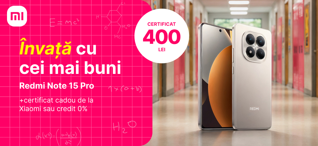 Învață cu Xiaomi Redmi Note 15 Pro!