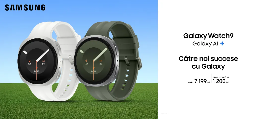 Alege unul dintre cele mai noi modele: Galaxy Watch 9 sau Galaxy Watch Ultra 2