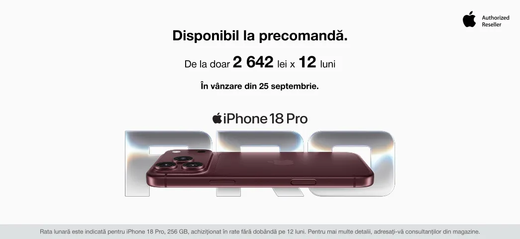 iPhone 18 Pro la Precomandă
