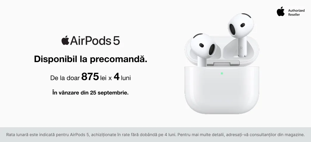 AirPods 5 la Precomandă
