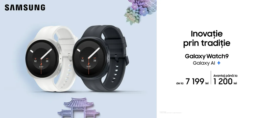 Alege unul dintre cele mai noi modele: Galaxy Watch 9 sau Galaxy Watch Ultra 2