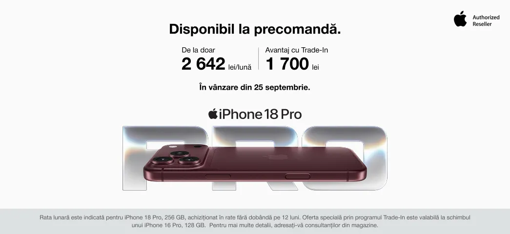 iPhone 18 Pro la Precomandă