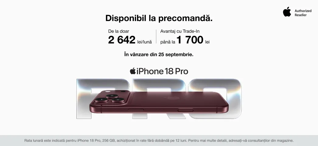 iPhone 18 Pro la Precomandă