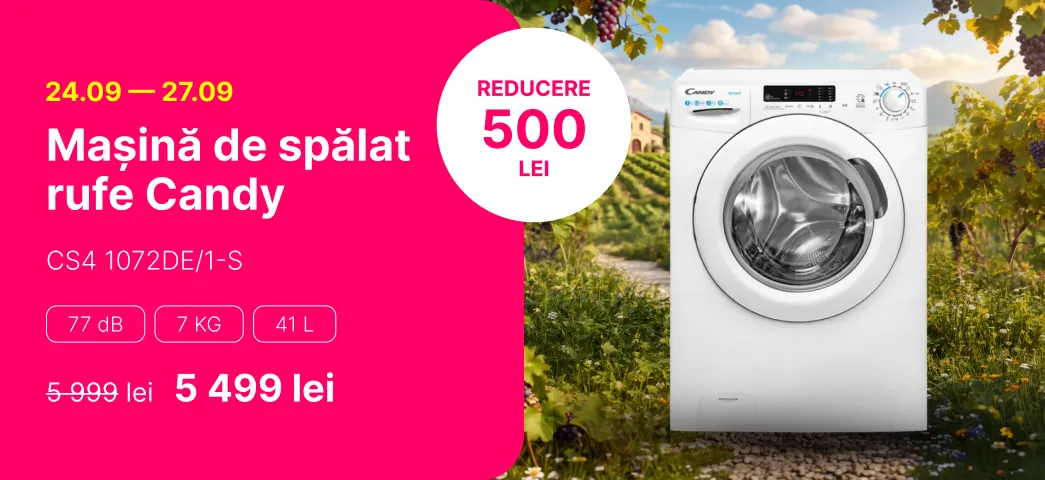 Mașină de spălat Candy CS4 1072DE/1-S reducere 500 lei