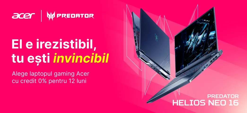 Alege un laptop gaming Lenovo pe placul tău, cu credit 0% pentru 12 luni
