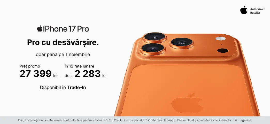 iPhone 17 Pro - special pentru cei mai speciali!