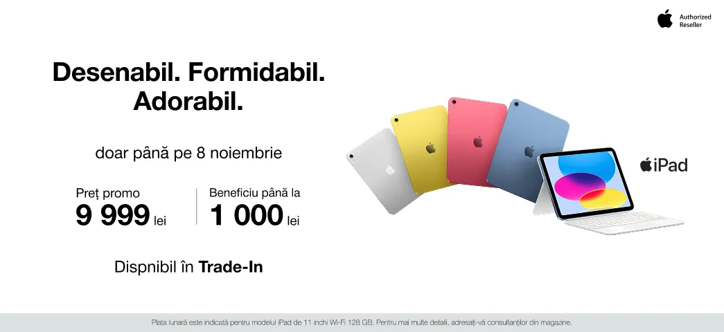 iPad reducere până la 1 000 lei
