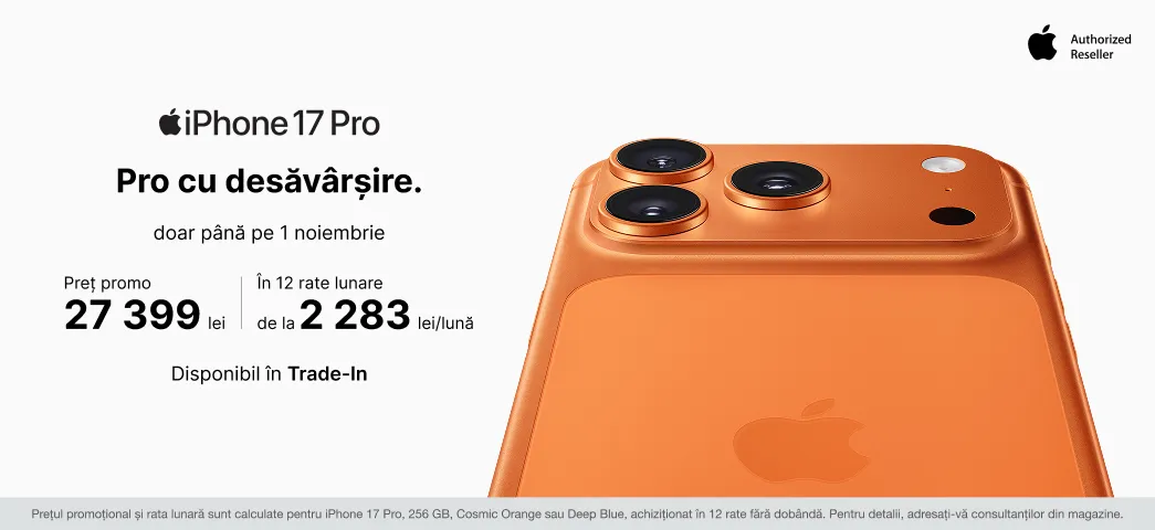 iPhone 17 Pro - special pentru cei mai speciali!