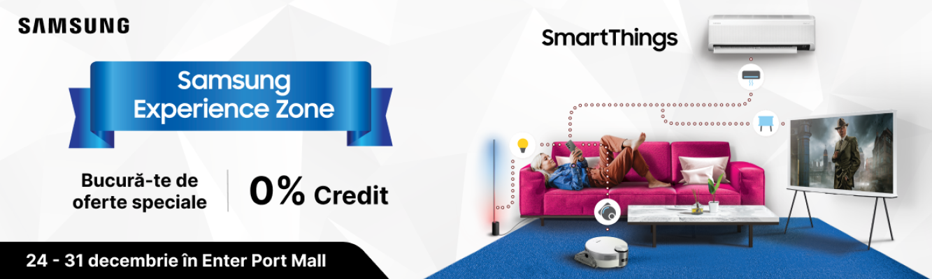 Cel mai mare Samsung Experience Zone la Enter! event