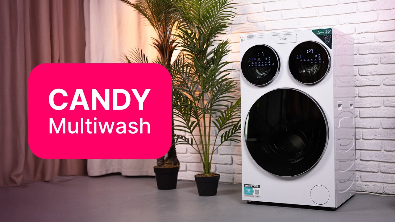Revoluția spălării rufe: Candy Multiwash cu trei tamburi independenți