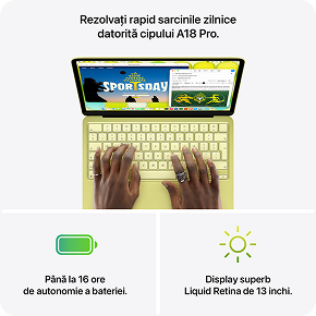MacBook Neo cu cipul A18 Pro