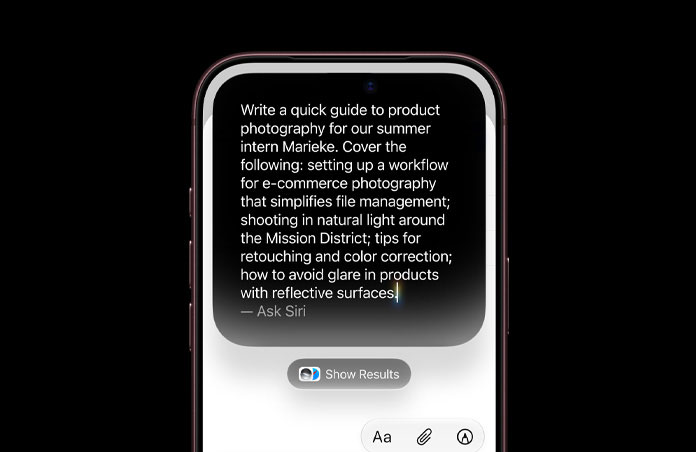 Scrie cu Siri