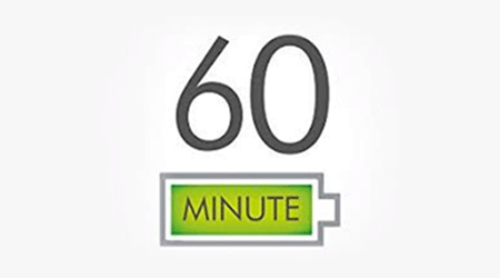 До 60 минут работы