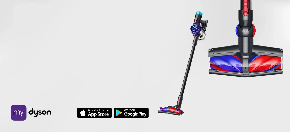 Подключите пылесос к приложению MyDyson&trade; и ознакомьтесь с информацией по уходу за ним. Легко регулируйте яркость светодиодной подсветки.