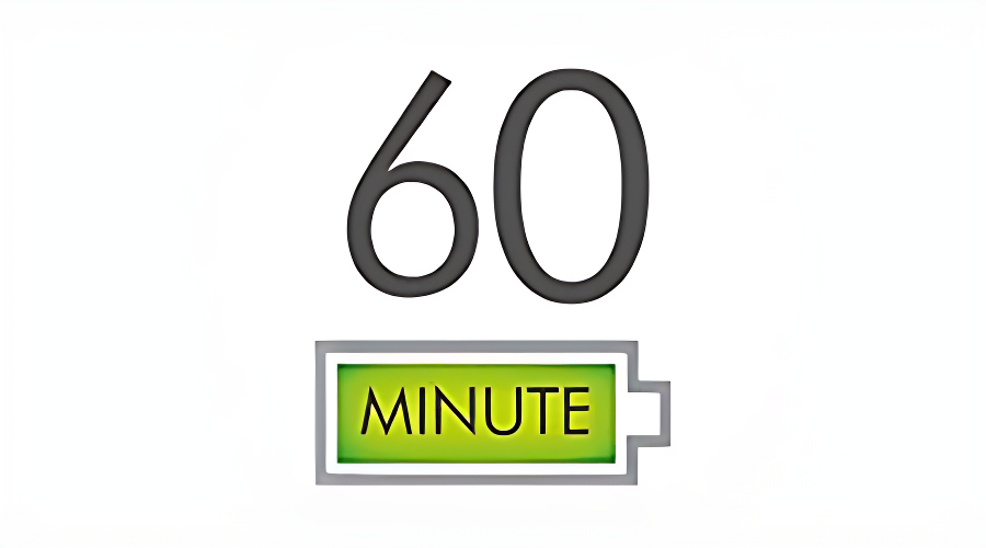 P&acirc;nă 60 minute de autonomie