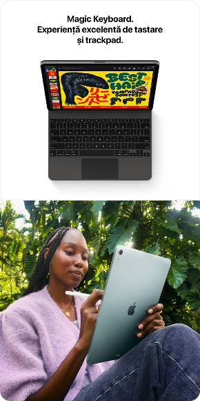 M4 și iPadOS. Viteză. Putere. Flexibilitate.