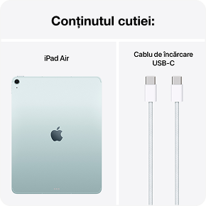 iPad Air și cablu de &icirc;ncărcare USB‑C