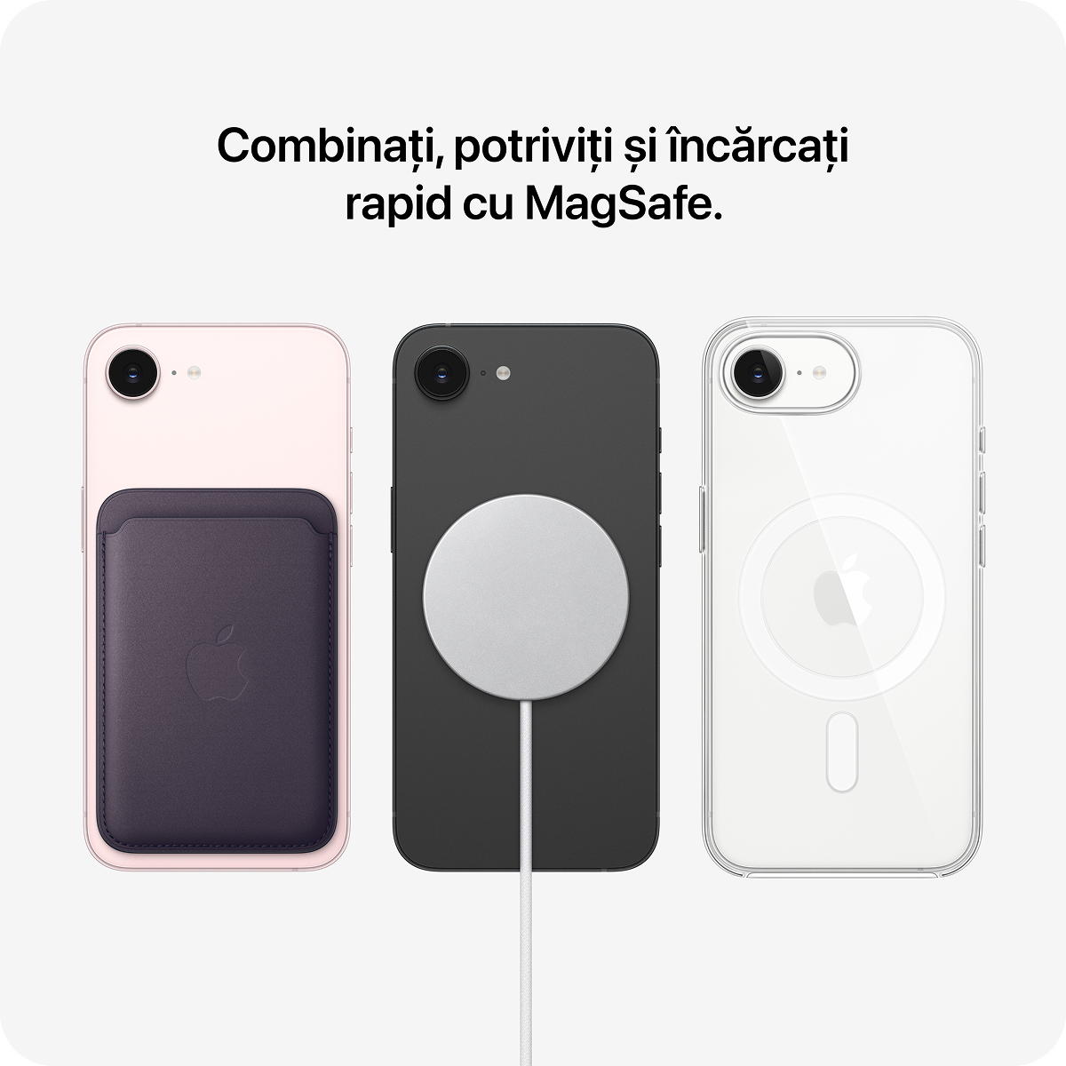 iPhone 17e are un ecran superb Super Retina XDR de 6,1 inchi,1 
        cip A19 rapid
        și capabil, baterie pentru toată ziua2 
        și spațiu  de stocare &icirc;ncep&acirc;nd de la 256 GB.