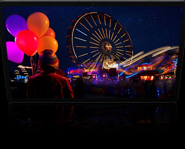 Galaxy Tab S7 super amoled screen