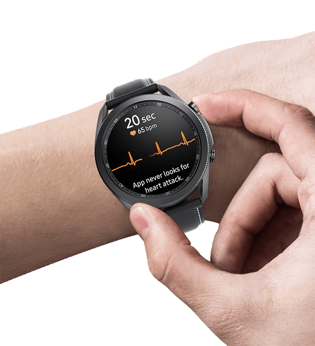 Galaxy Watch3 electrocardiogram