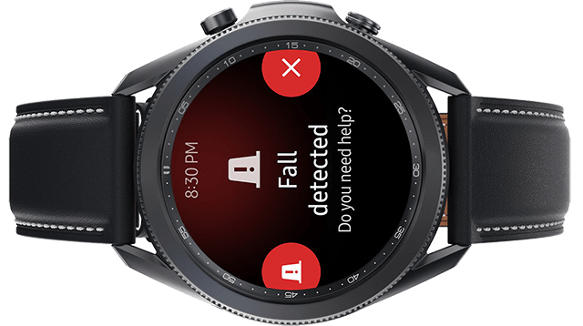 Galaxy Watch3 sudden fall tracking