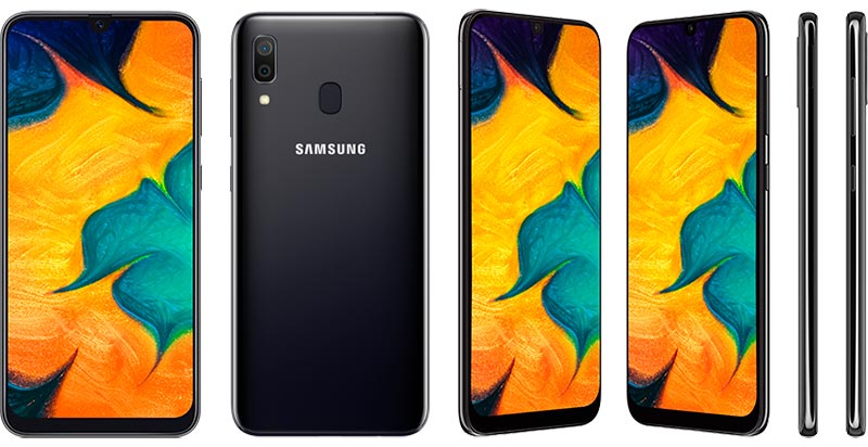 samsung galaxu a30 black
