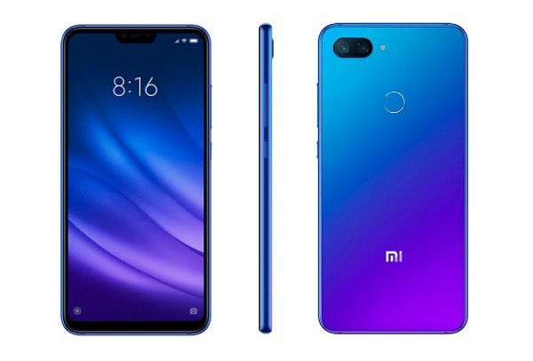 xiaomi mi 8 lite blue