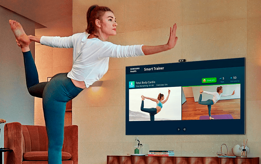 samsung tv fitness