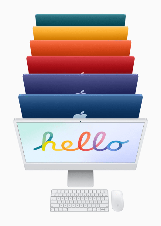 news apple 2021 new imac color