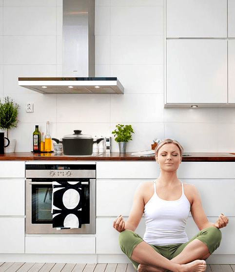 cooker hood noise level