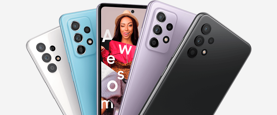 samsung galaxy a32, a52, a72