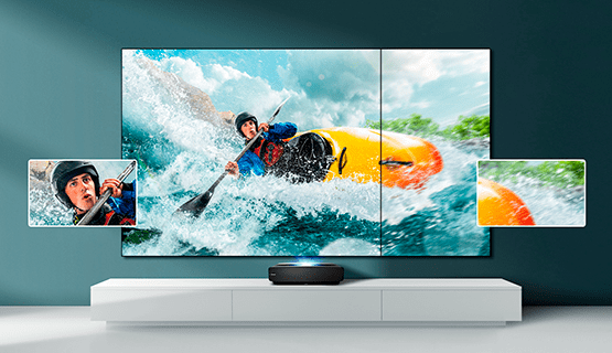 tv hisense trichroma