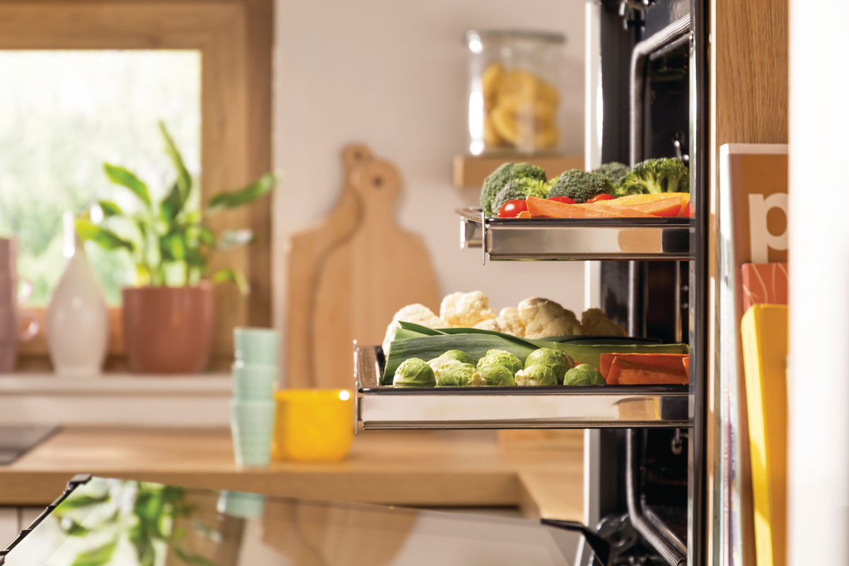 Pentru utilizare comodă a tăvilor